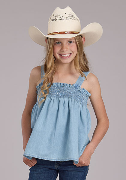 Babydoll Denim Tank