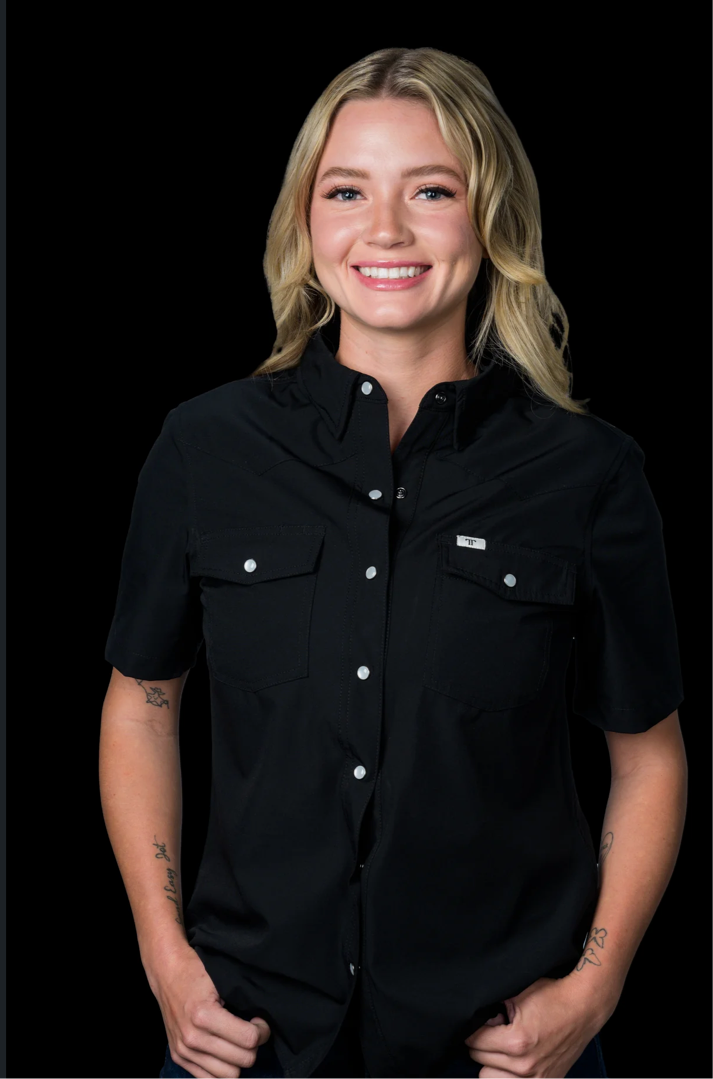 Women’s black ferrel