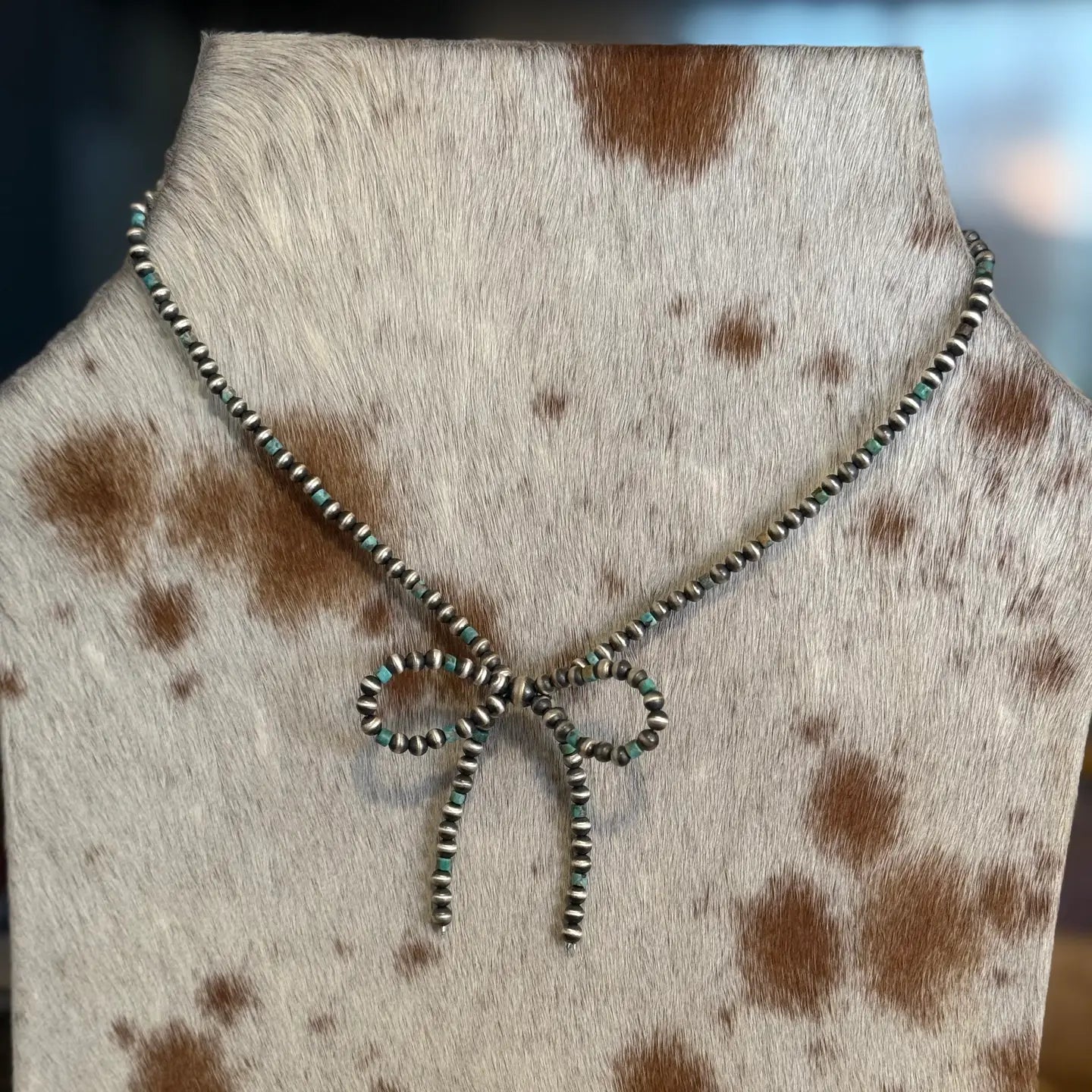 Genuine Turquoise Bow