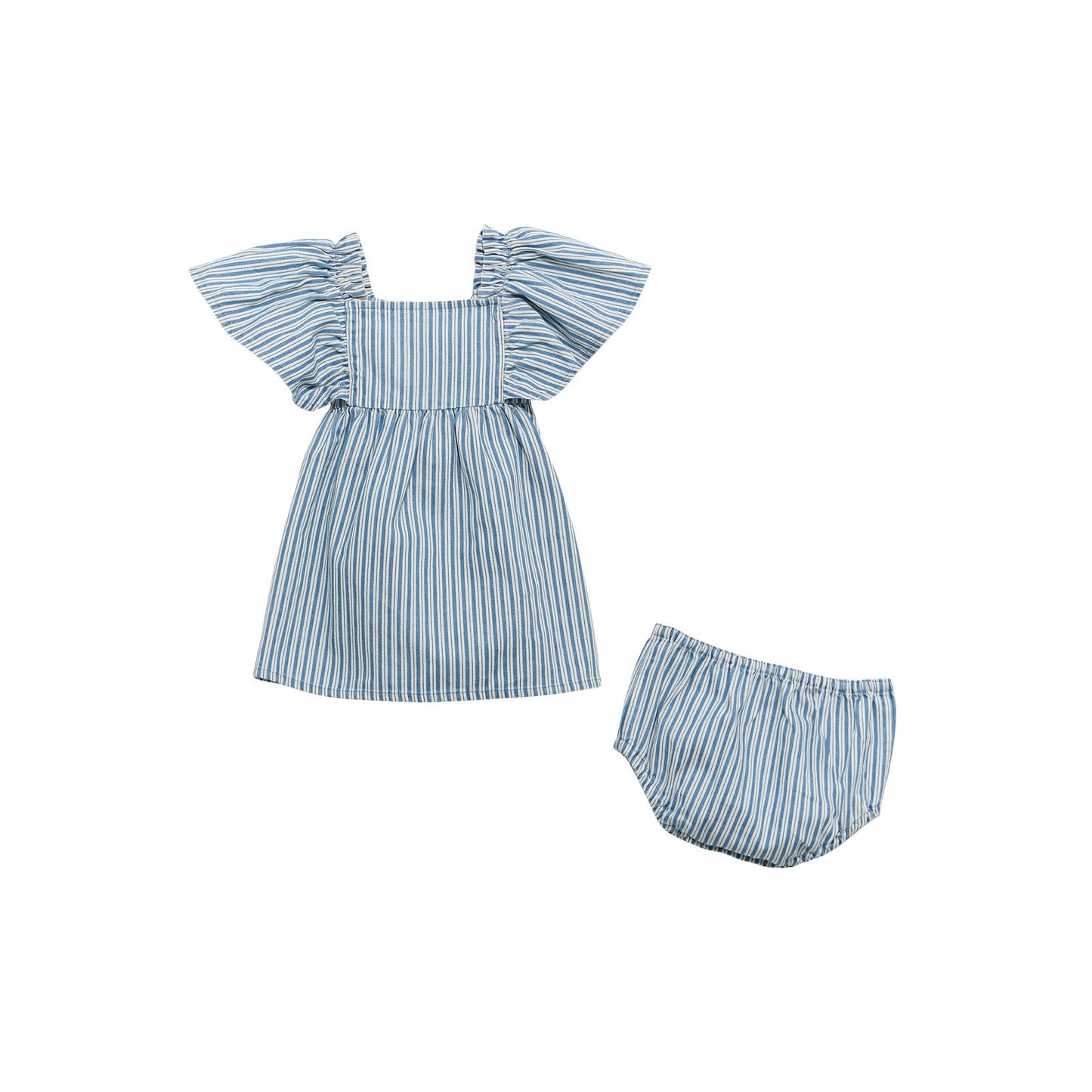 Baby Denim Stripe Dress