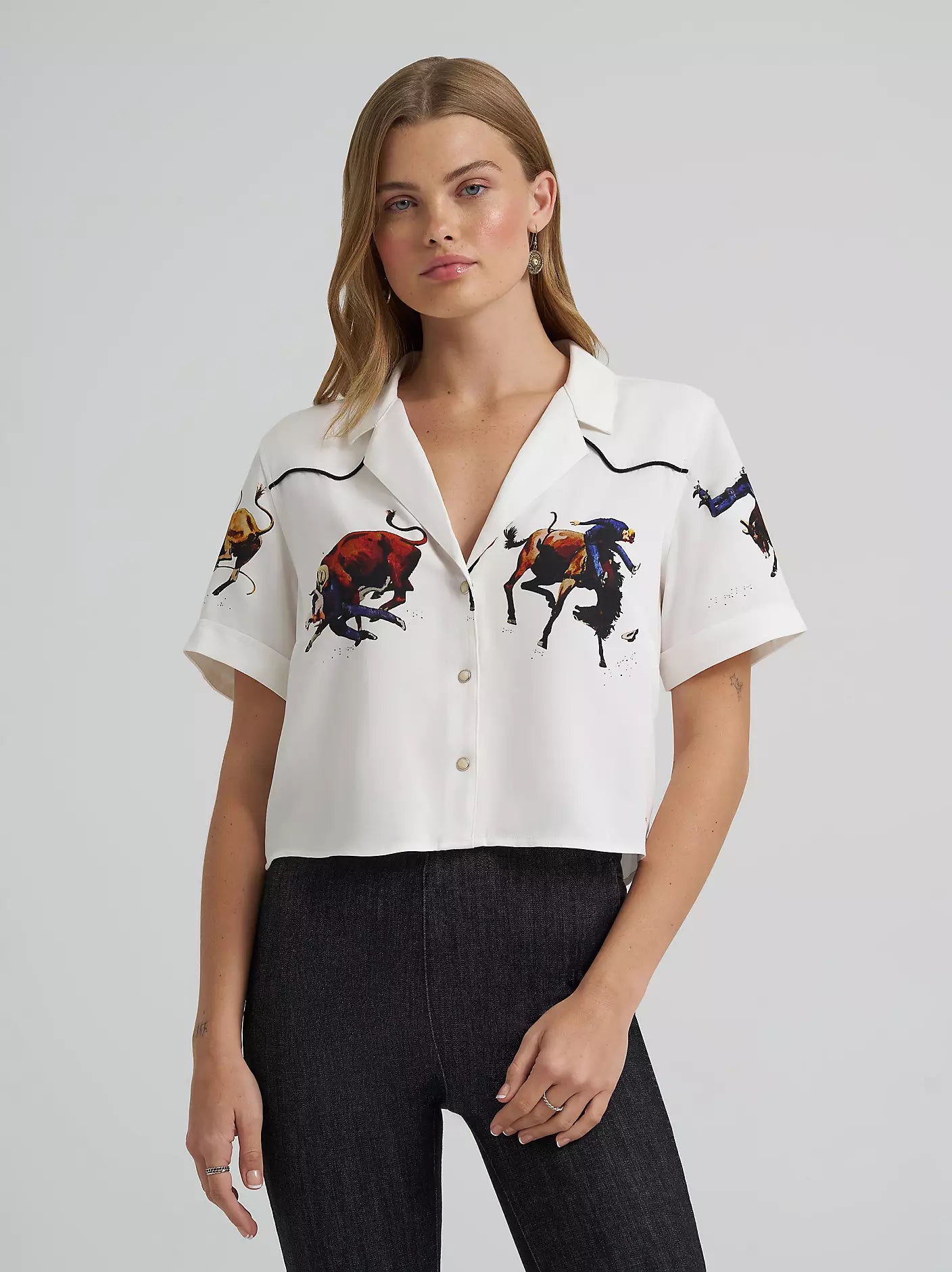 Lainey Wilson x Wrangler Camp Shirt