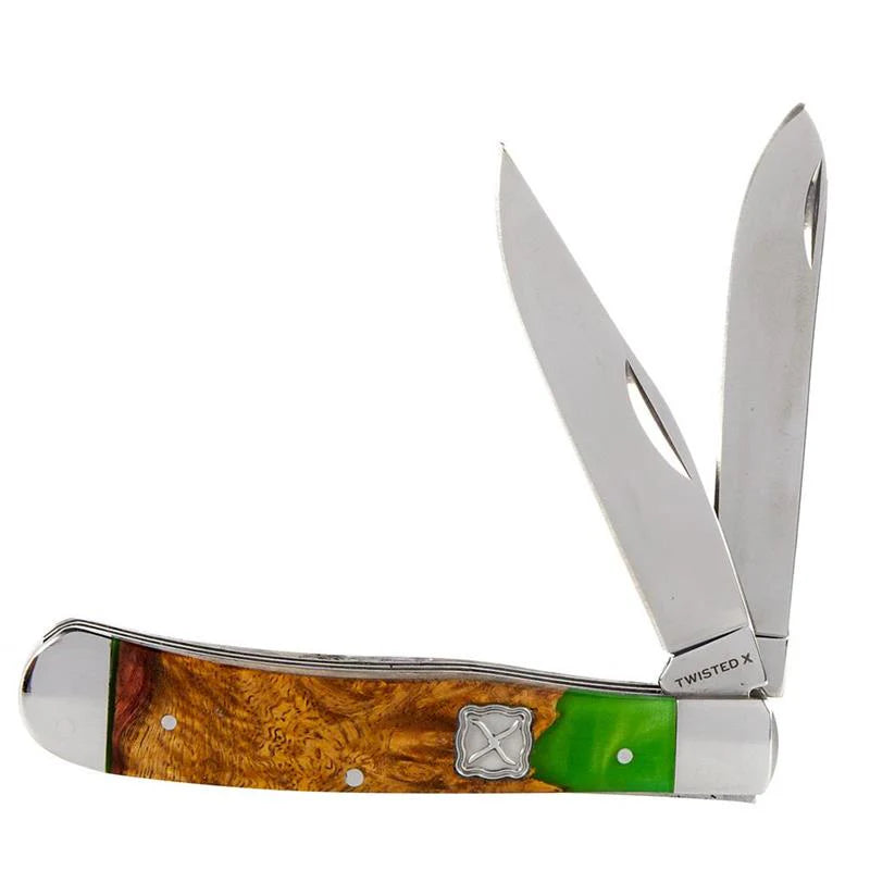 Twisted x Rosewood, Green Resin