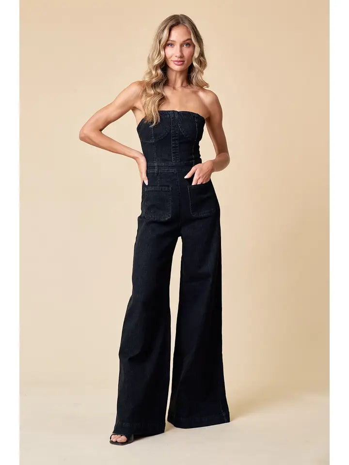 Laney Denim Jumpsuit