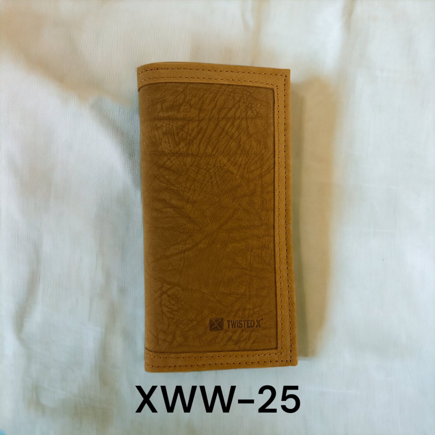 Twisted X wallet Rodeo, Tan elephant stamped