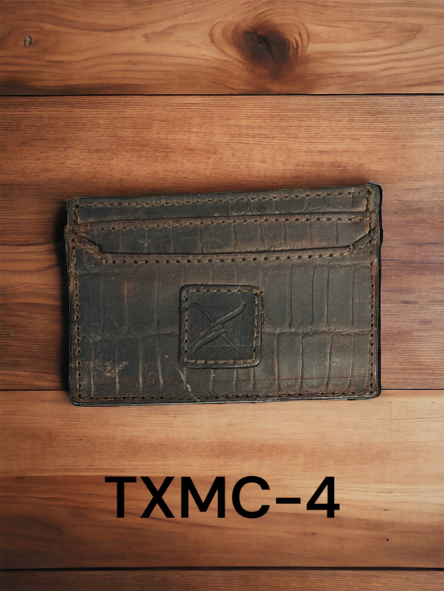 Twisted X Front pocket wallet, gator embossed