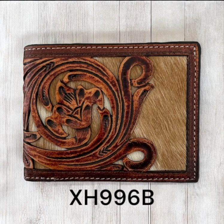 Twisted X Bifold Wallet w/ carving