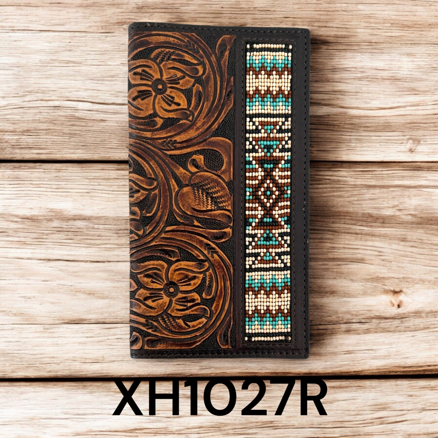 Twisted X Rodeo Wallet w/ floral carving