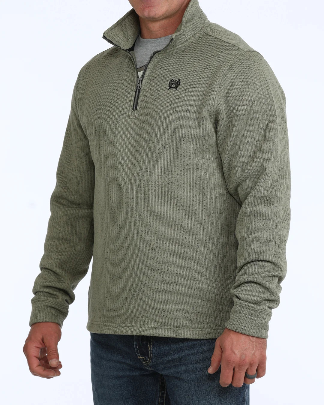 Olive 1/4 Zip