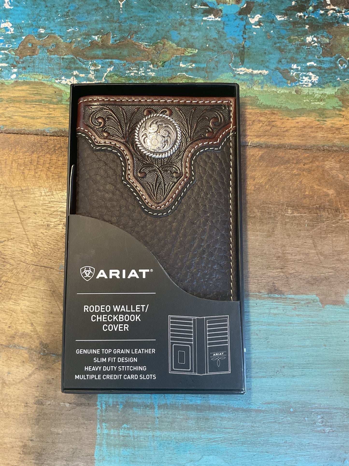 Black Concho Checkbook