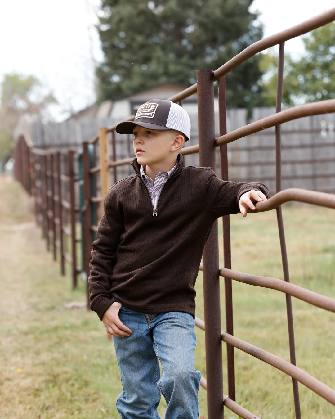 Brown 1/4 Zip