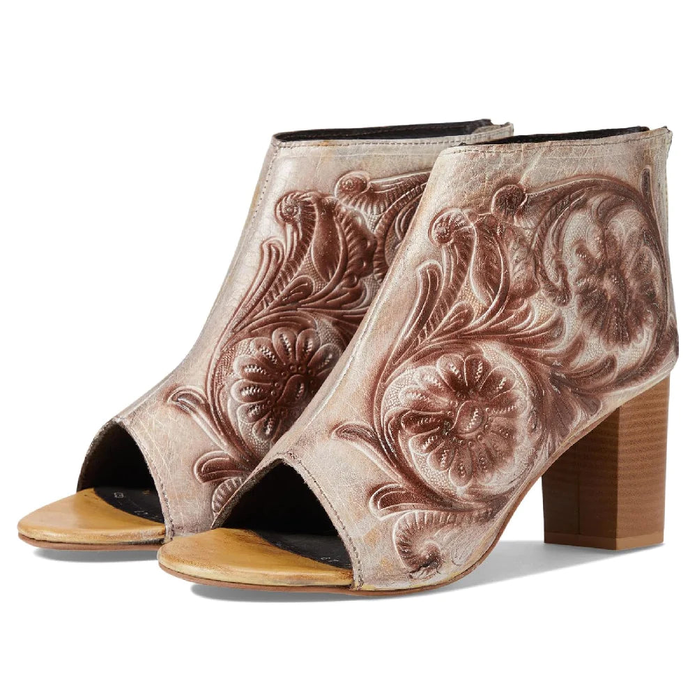 Mika Back Zip Heel