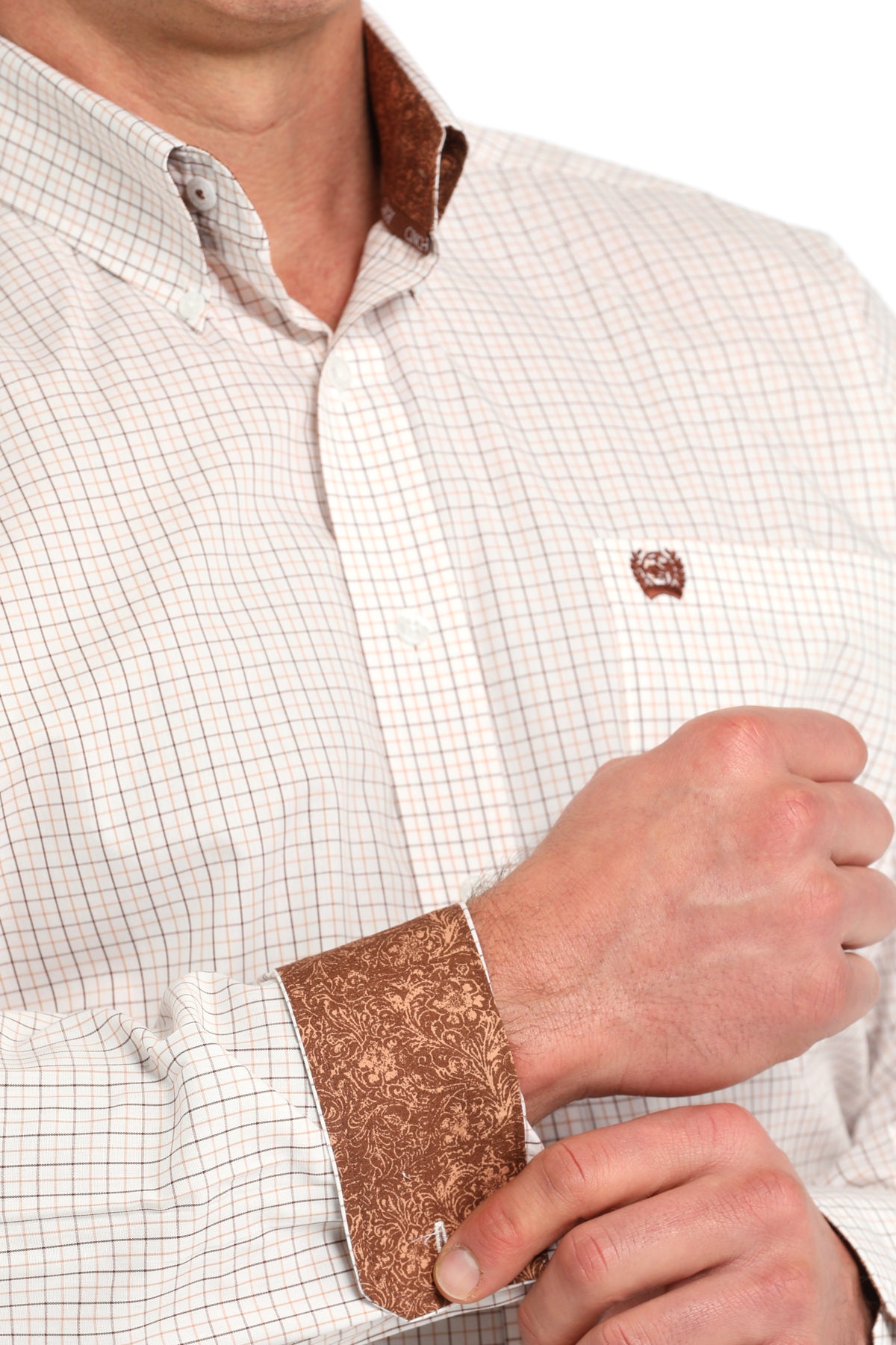 Weston White Plaid