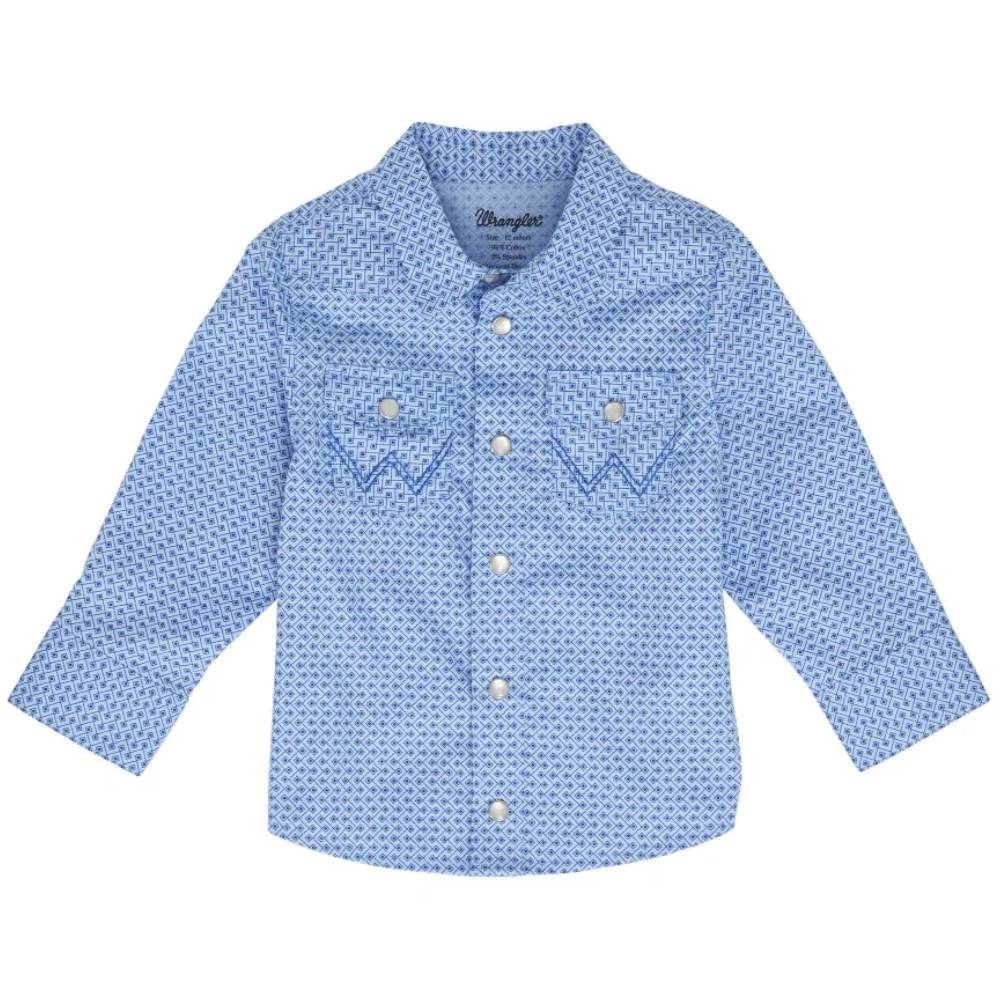 Wrangler Boys Geo Print Shirt
