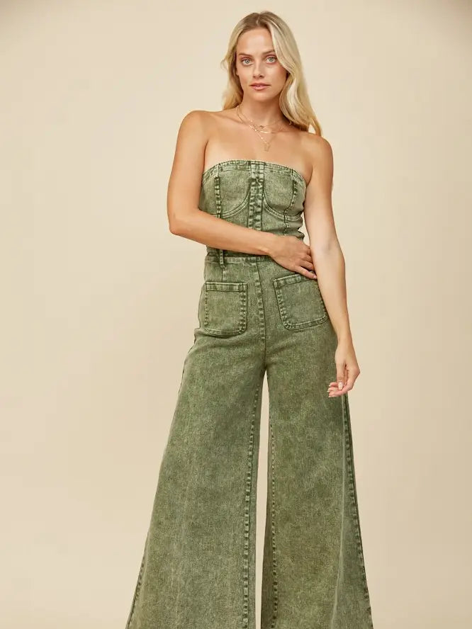 Laney Denim Jumpsuit