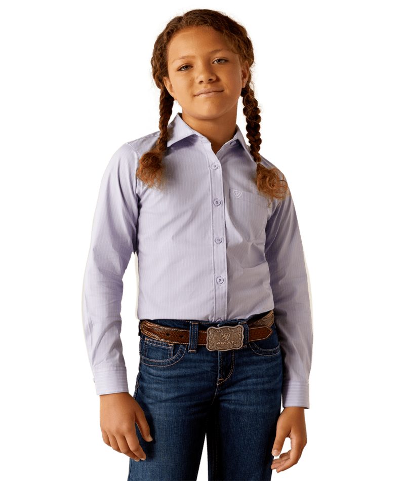 Lola Lavender Pinstripe