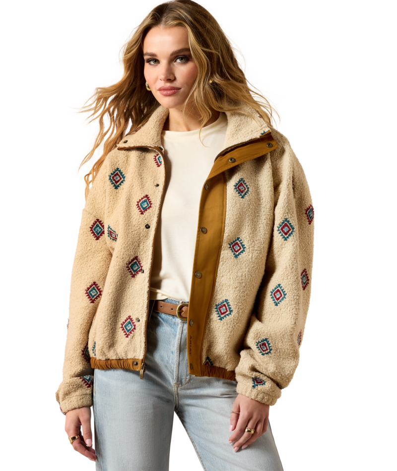 Sherpa Motif Jacket