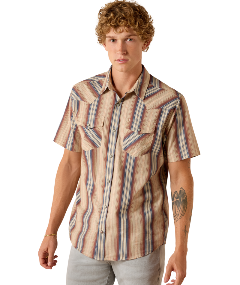 Retro Brown Short Snap