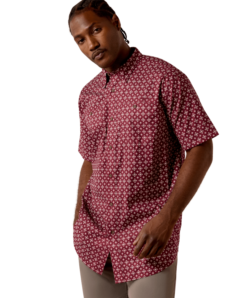 Airflow Classic Fit Shirt MAROON