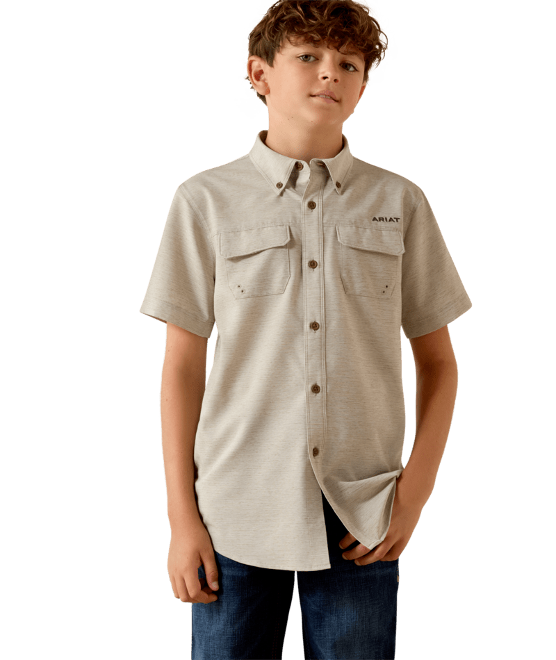 Boys Ventek Heather SS