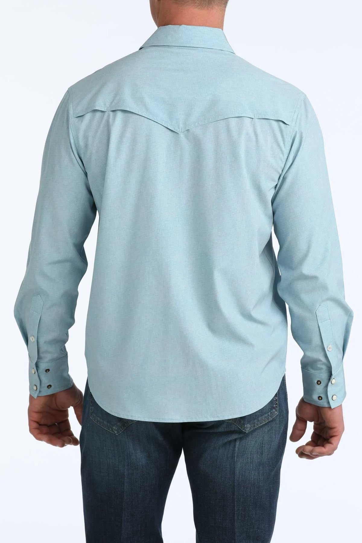 Blue camp shirt