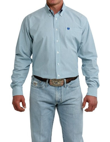 Blue Plaid LS