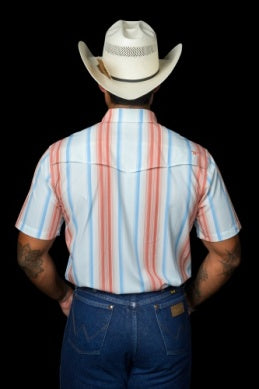 The Harrison in Salmon Short Sleeve