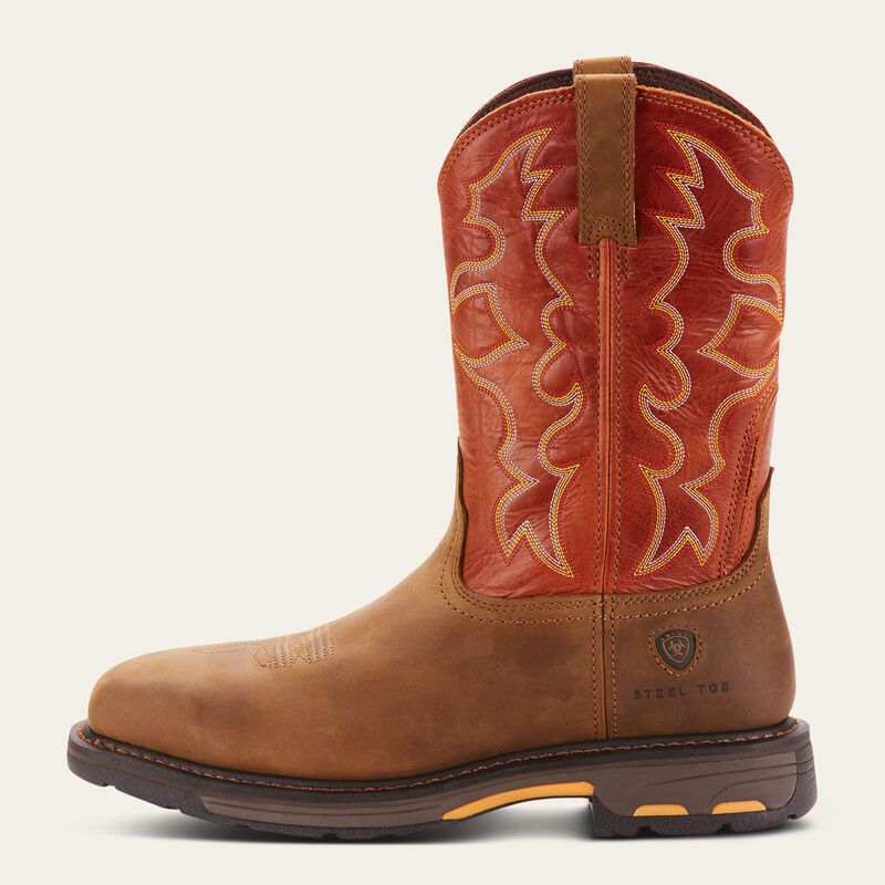 Ariat Orange Steel Toe