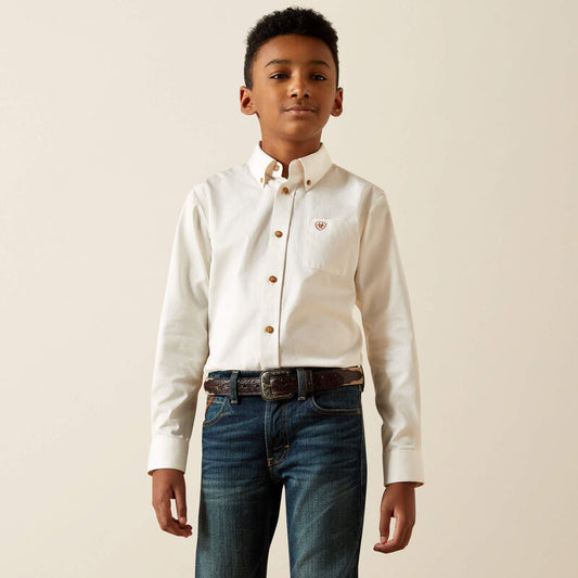 Youth Solid White