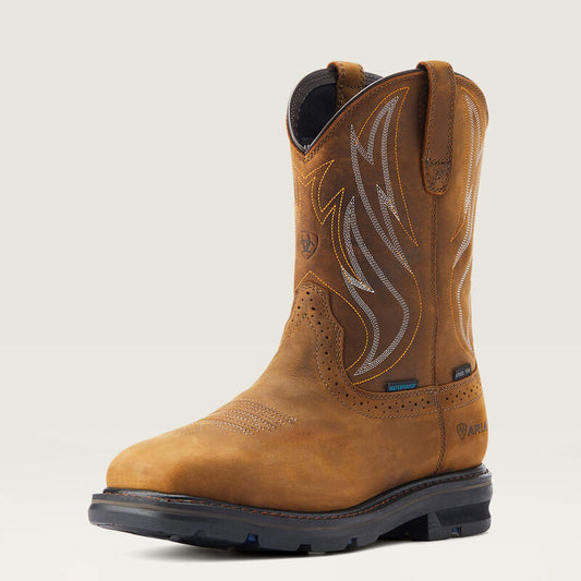 Steel Toe Sierra Shock Brown