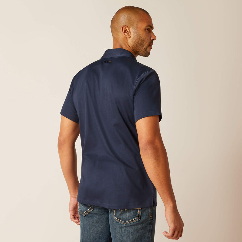 Foreman navy polo