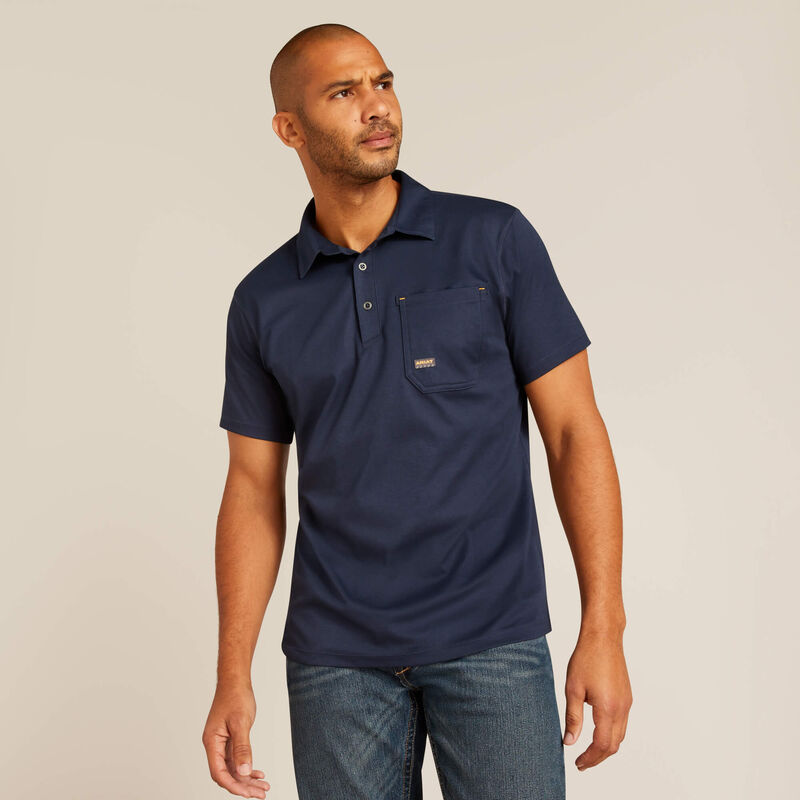 Foreman navy polo