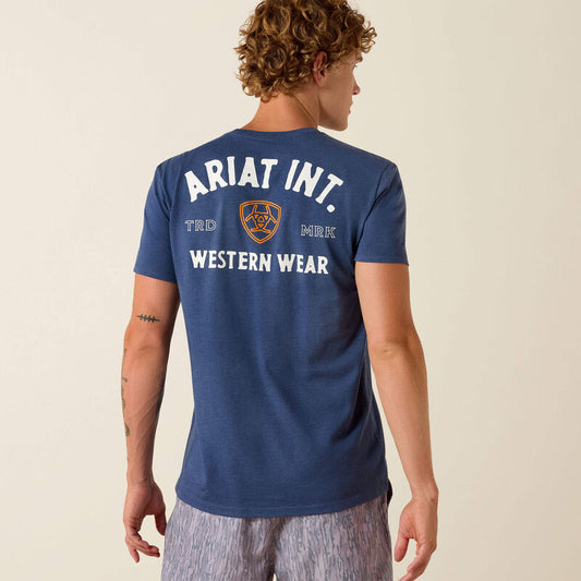 Ariat Navy Outline