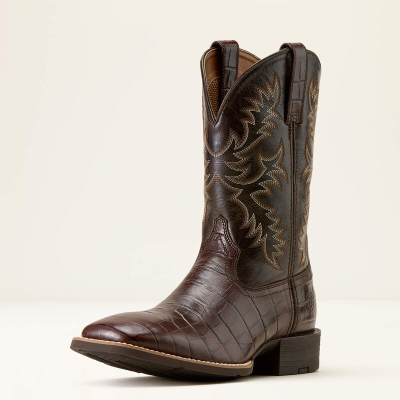 Sport Latigo Wide Square Toe Cowboy Boot