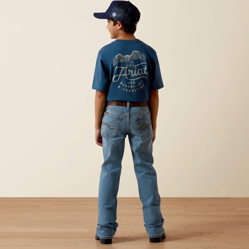 B4 Relaxed Palmer Boot Cut Jeans
