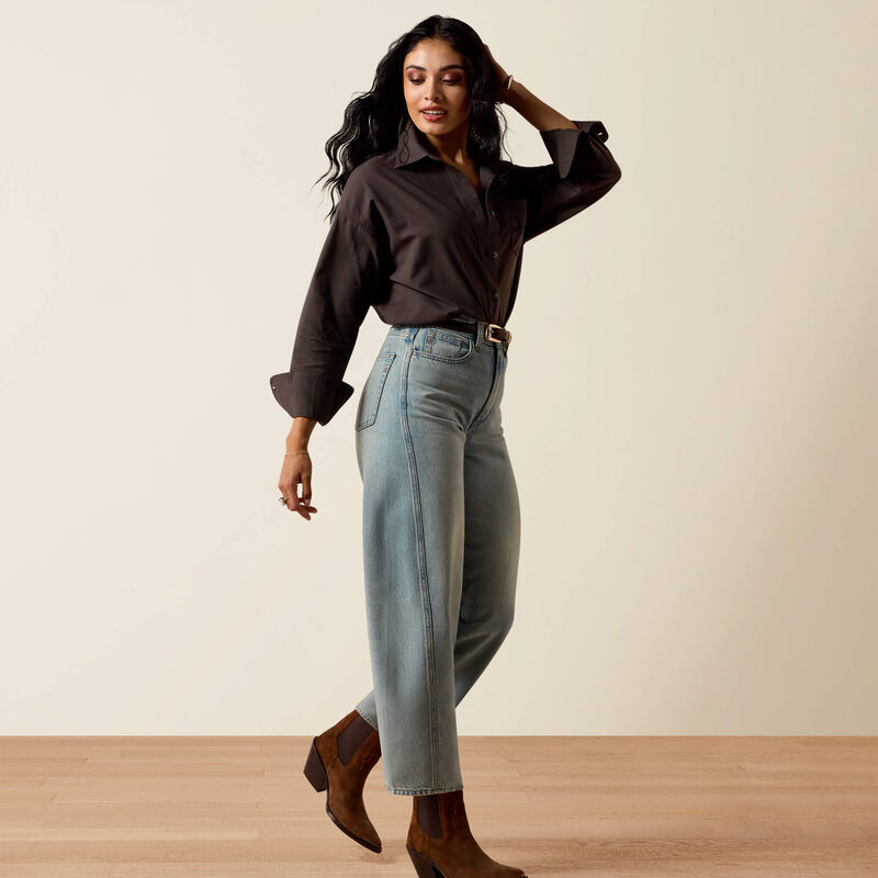 Ultra High Rise Jazmine Barrel Jeans