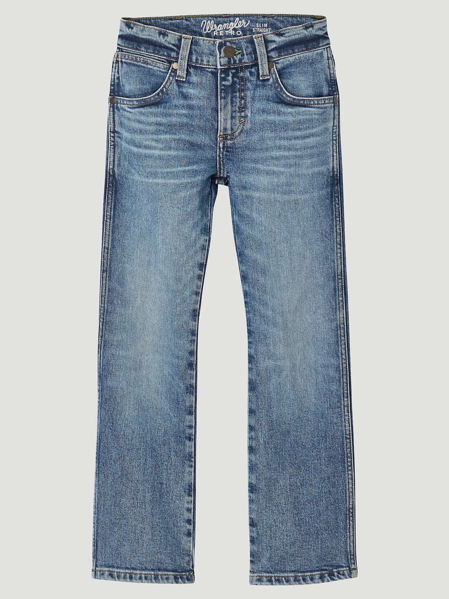 Western Boys Retro Slim Straight