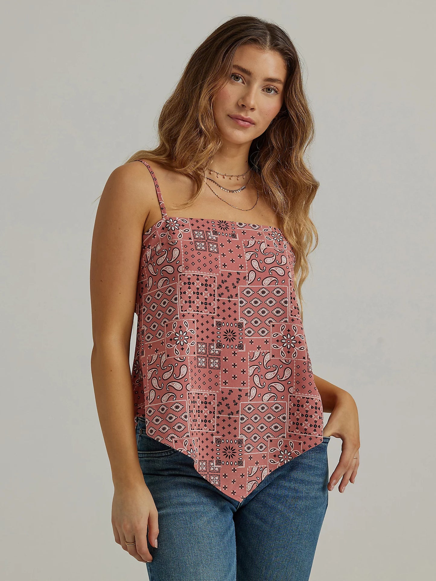 Pink Bandana Top