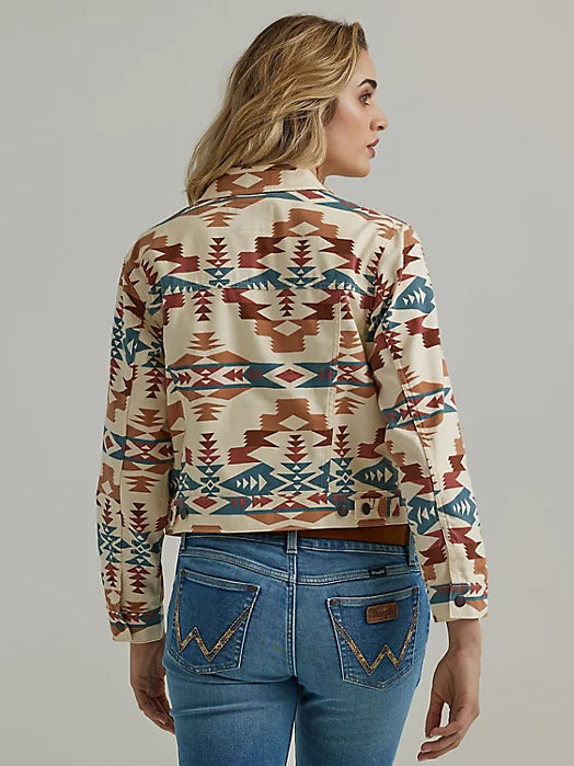 Aztec Crop Shacket