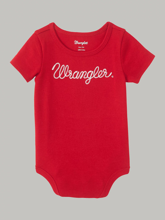 Red Logo Baby Onesie