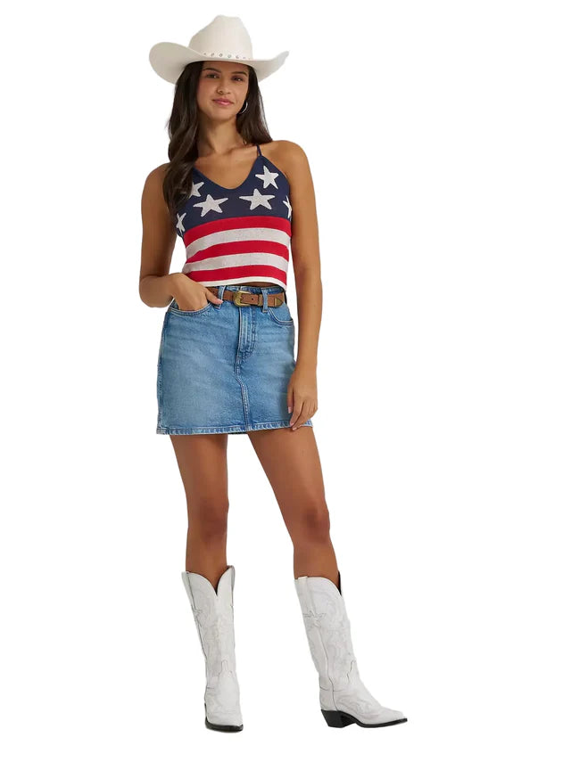 Americana Crochet Top
