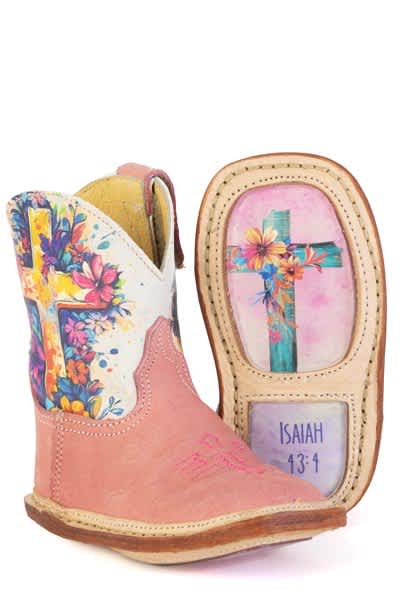 LOVE JESUS TODDLER SQUARE TOE WESTERN BOOT