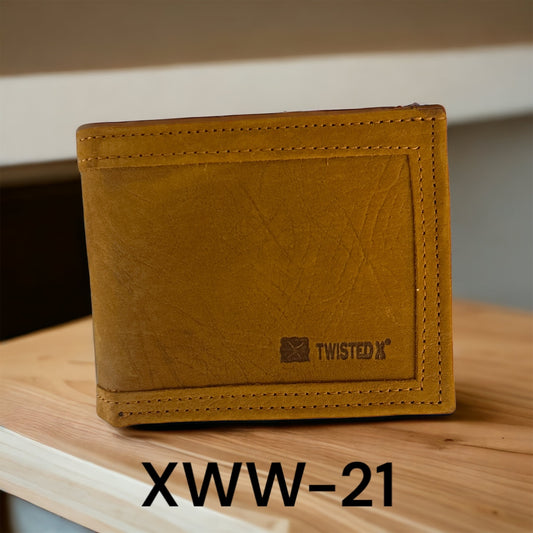 Twisted X Bifold tan elephant stamped