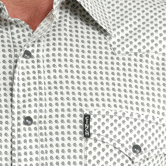 Cream Modern Print