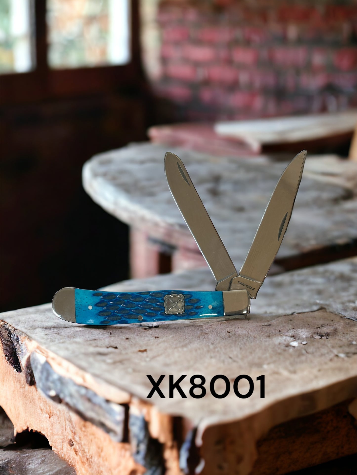 Blue Basket Handle