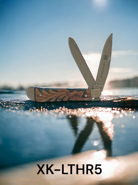 Leather Print Trapper