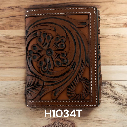 Trifold Floral Carving