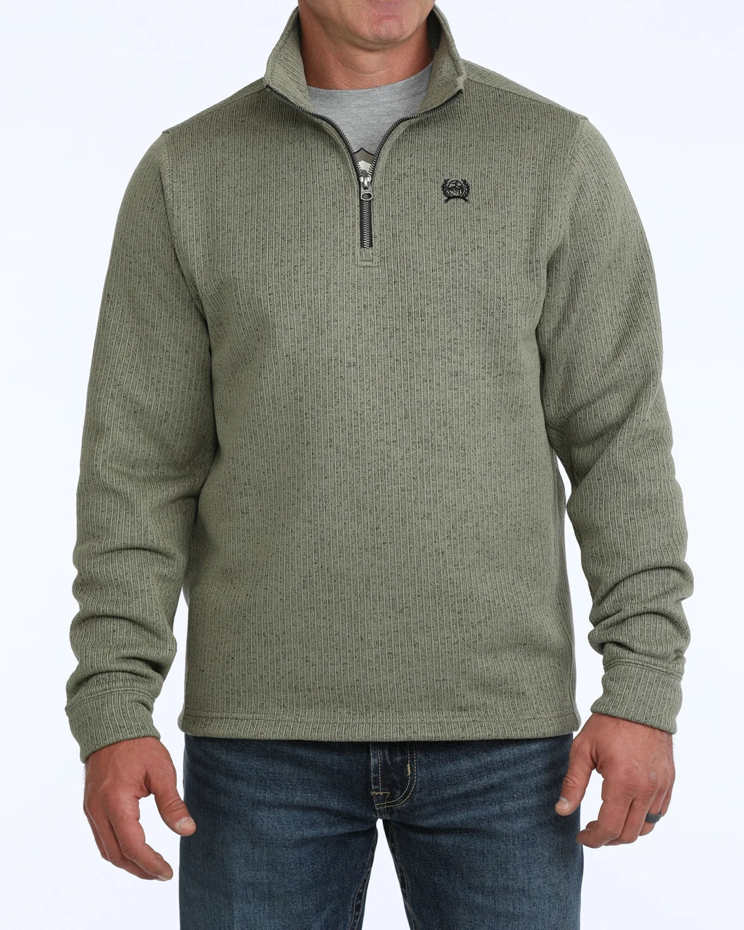 Olive 1/4 Zip