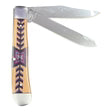 Circle SH Cutlery AP113 Southwestern Arrow Inlay Folding Pocket Knife