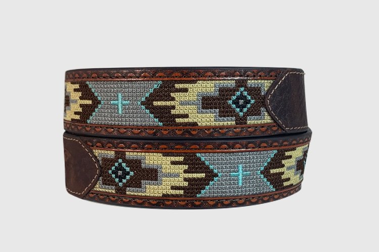 Tribal Stitch Brown