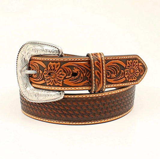 Tooled Belt Floral